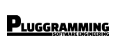 Logo von Pluggramming in Schwarz
